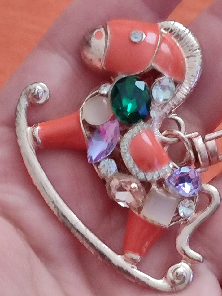 Taşlı At Figürlü Anahtarlık - Görsel 4