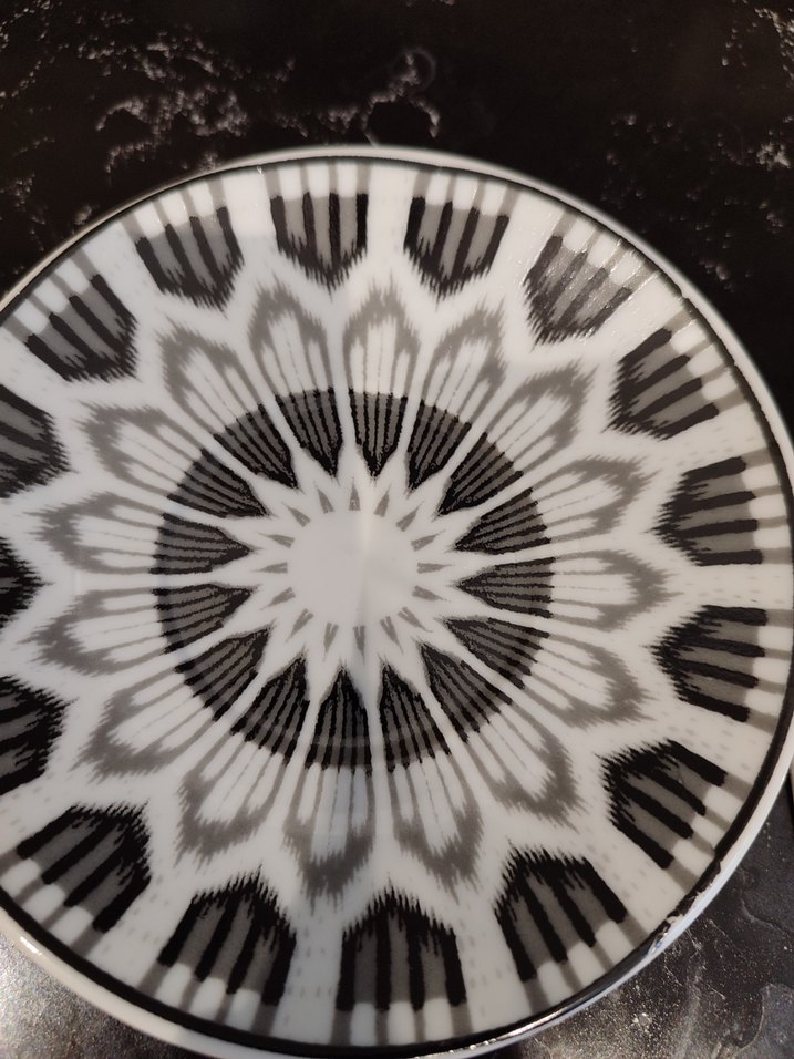 Beyaz ve Siyah İkili Kahve Fincanı - Görsel 5