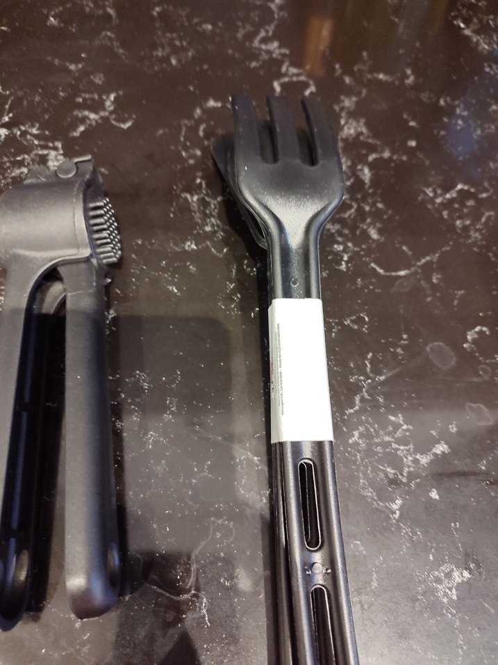 Siyah Mutfak Spatulası Seti ve Sarımsak Ezici - Görsel 3