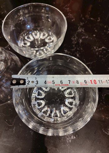 Şeffaf Cam Kase Seti(3 adet) - Görsel 3