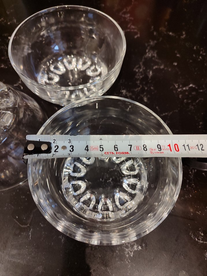 Şeffaf Cam Kase Seti(3 adet) - Görsel 3