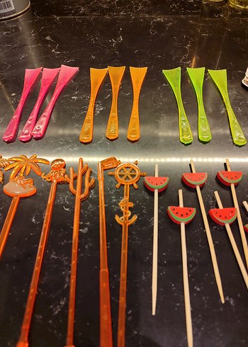 Renkli Plastik Mutfak Araçları Seti - Görsel 2