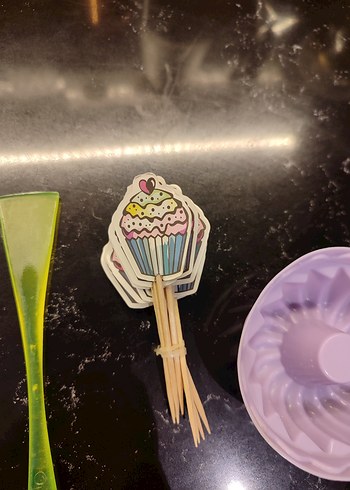 Renkli Plastik Mutfak Araçları Seti - Görsel 5