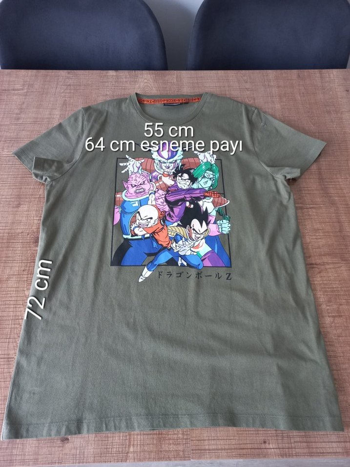 Yeşil Dragon Ball Baskılı Tişört - Görsel 5