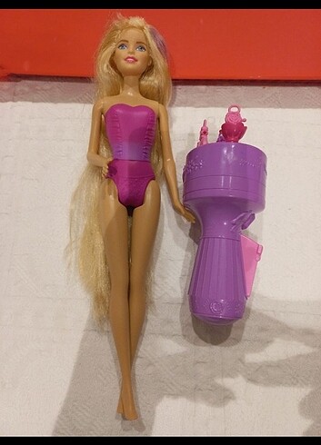 Barbie bebek ve saç örme makinesi