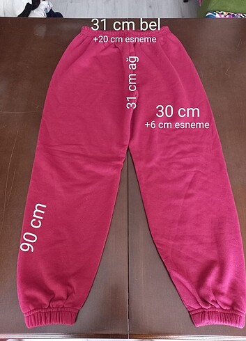 l Beden bordo Renk Bordo eşofman altı