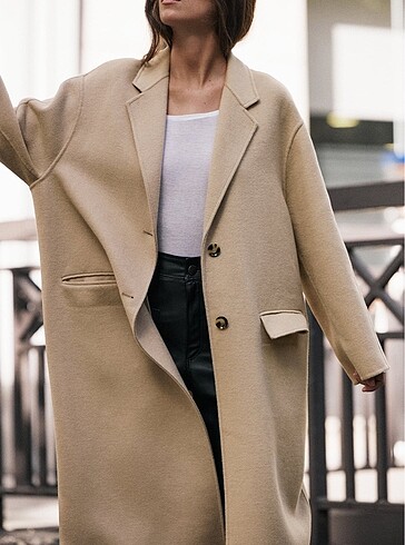 Zara Zara Zw collection yünlü kaban