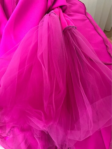 Fuşya Renk Abiye - Görsel 5