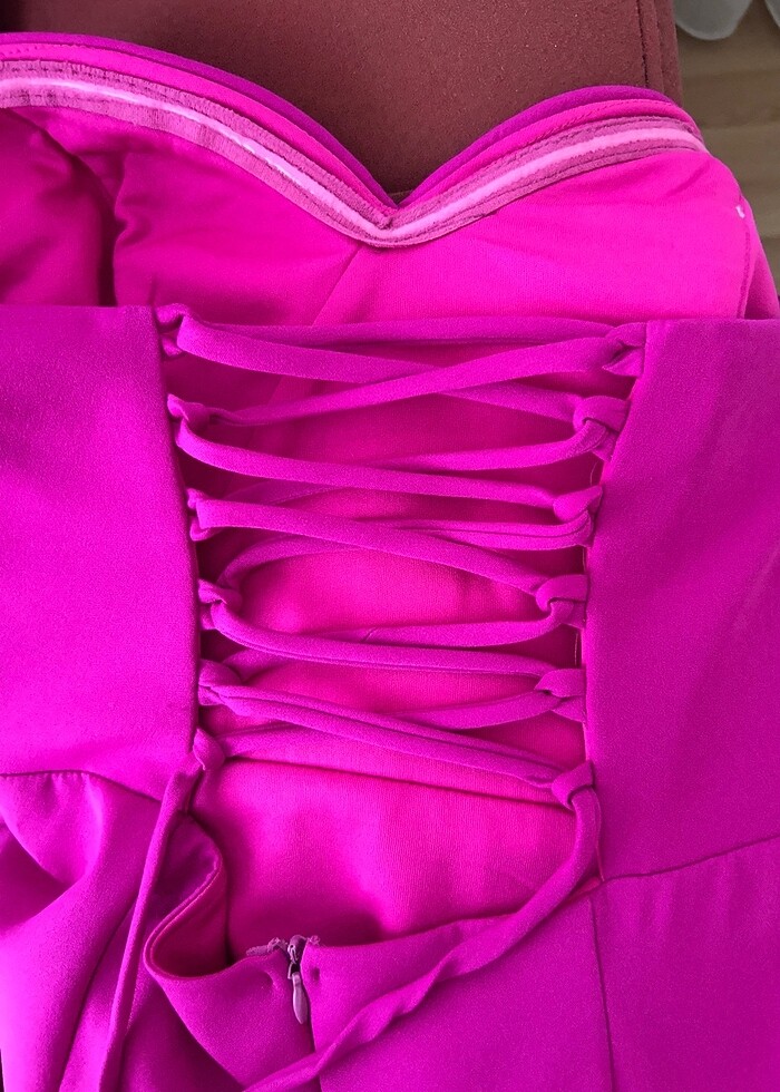 Fuşya Renk Abiye - Görsel 4