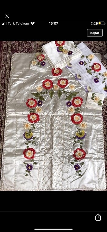 Damat bohçası takımı
