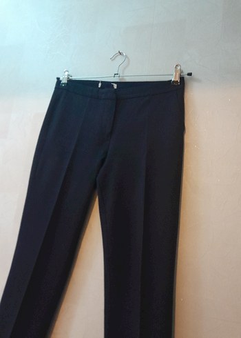 H&M Lacivert Kadın Kumaş Pantolon