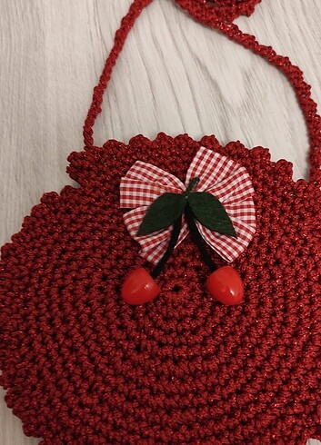 Örgü çocuk çantası - Görsel 2