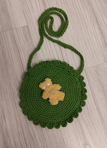 Örgü çocuk çantası - Görsel 3