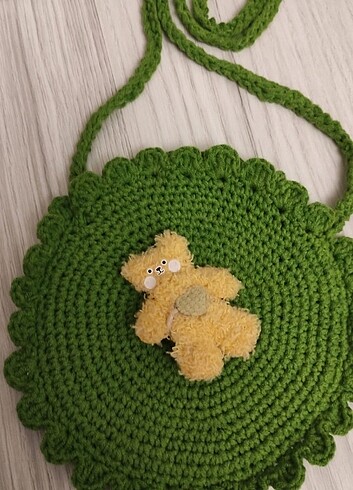 Örgü çocuk çantası - Görsel 4