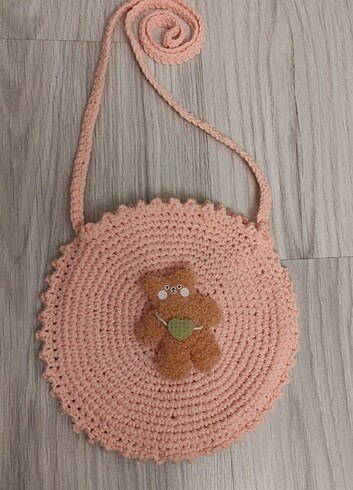 Örgü çocuk çantası - Görsel 7