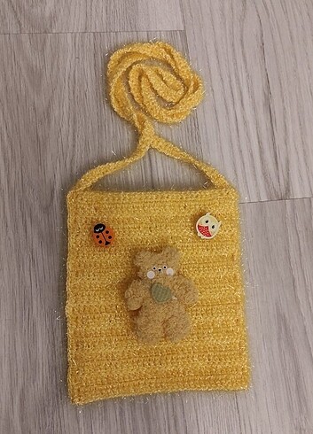 Örgü çocuk çantası - Görsel 9