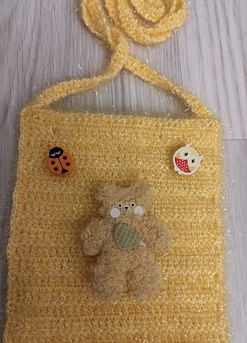 Örgü çocuk çantası - Görsel 10