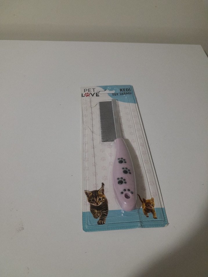 Pembe Kedi Tüy Tarağı - Görsel 3