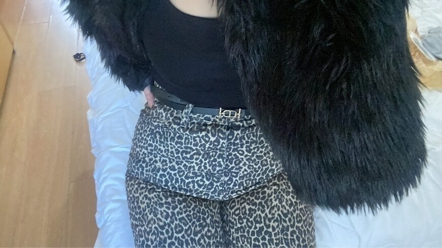 Trendyol & Milla Leopar desenli pantolon