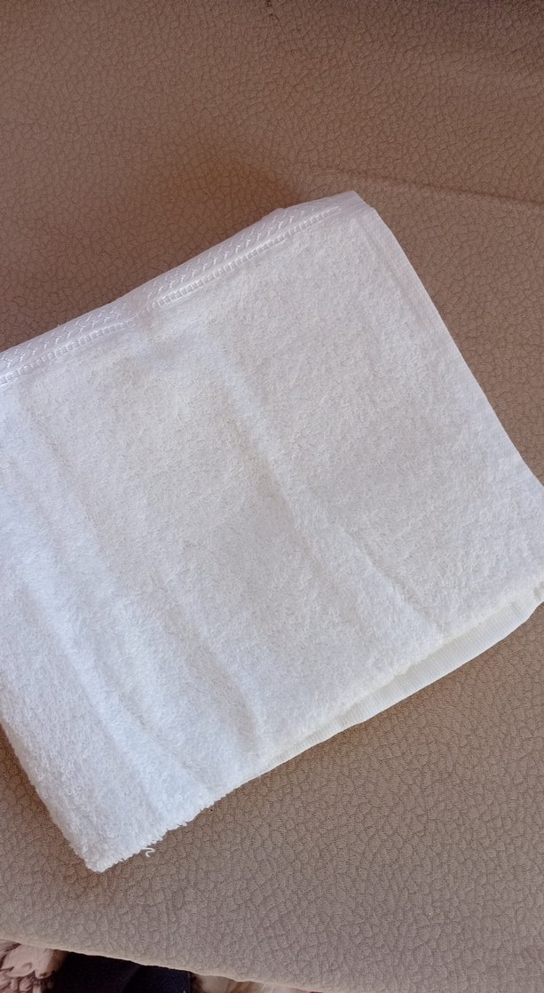 Mavi İşlemeli Renkli Havlu - Görsel 3