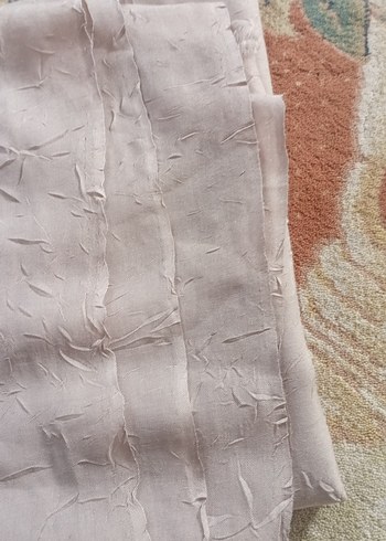 Bej Keten Kadın Şal - Görsel 3