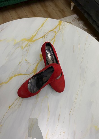 Kırmızı Stiletto Kadın Ayakkabı - Görsel 2