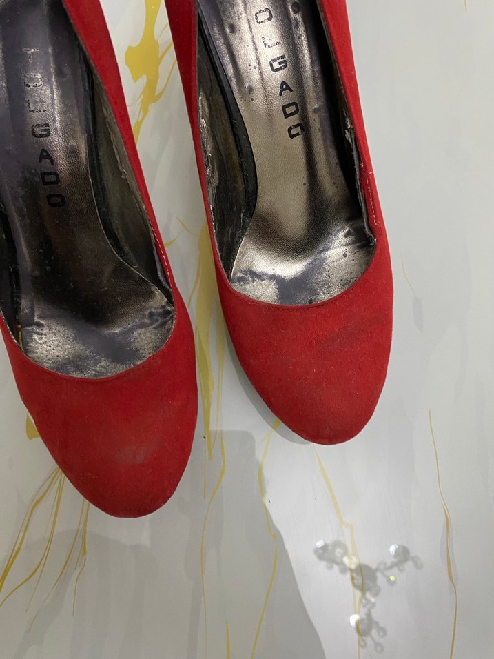 Kırmızı Stiletto Kadın Ayakkabı - Görsel 3