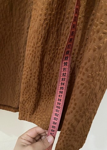Düğmeli Kahverengi Kadın Yelek - Görsel 2