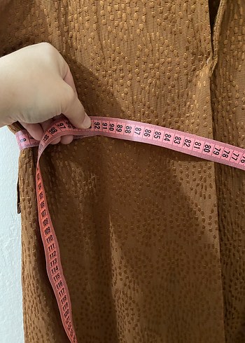 Düğmeli Kahverengi Kadın Yelek - Görsel 3