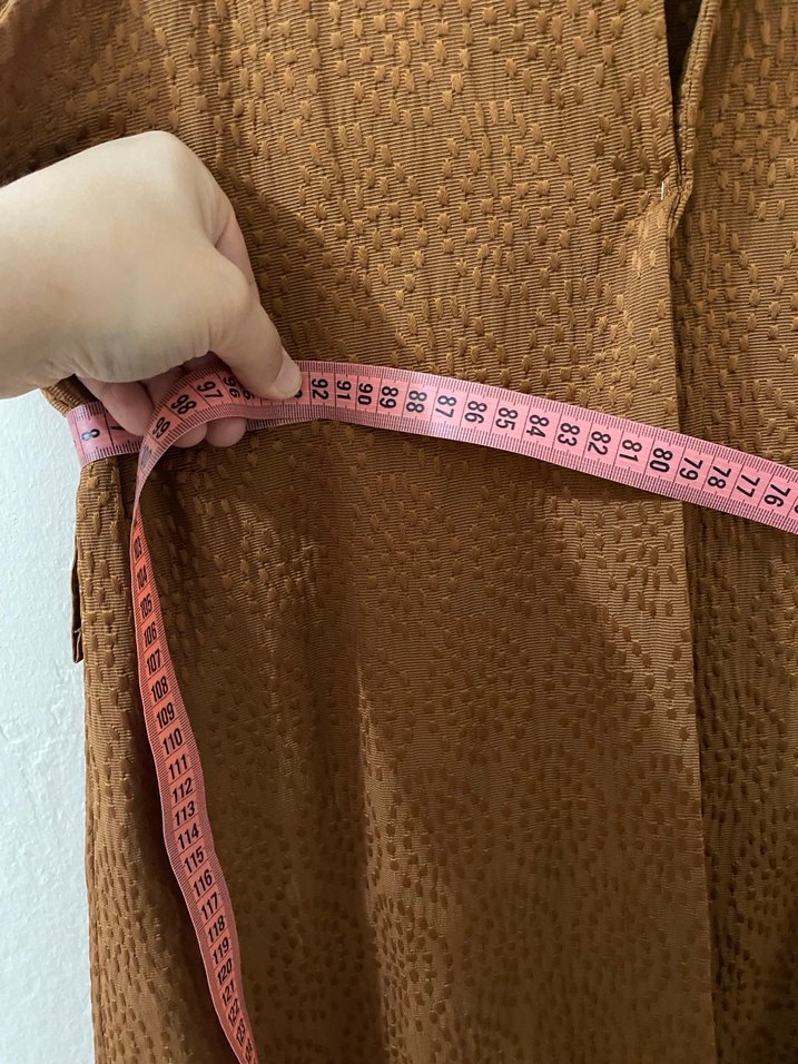 Düğmeli Kahverengi Kadın Yelek - Görsel 3