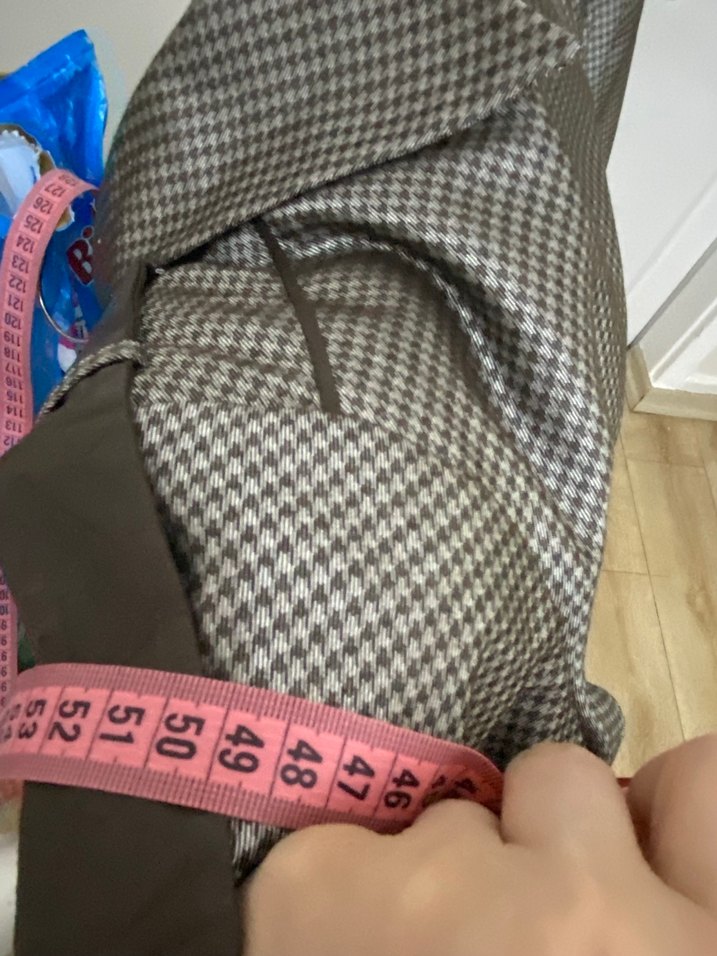 Gri Uzun Kadın Ofis Kabanı - Görsel 5