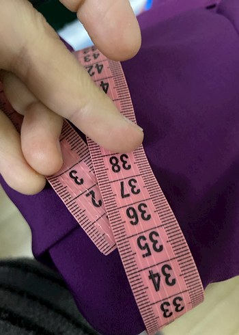 Uzun Mor Drapeli Tesettür Abiye - Görsel 3