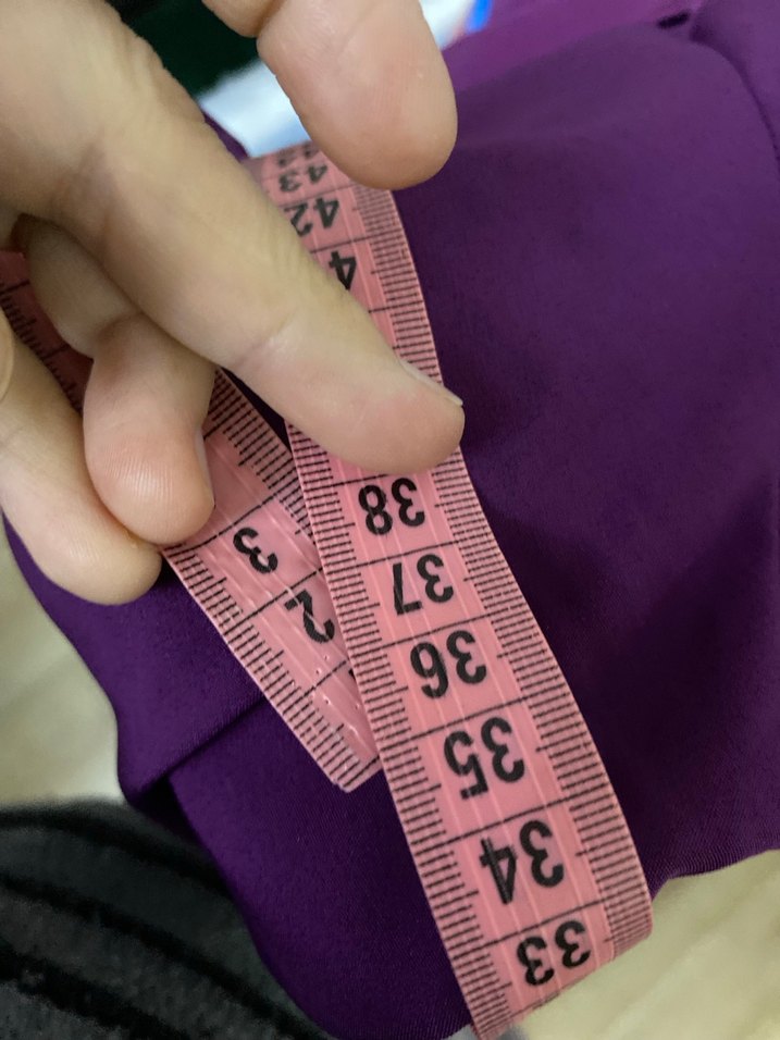 Uzun Mor Drapeli Tesettür Abiye - Görsel 3