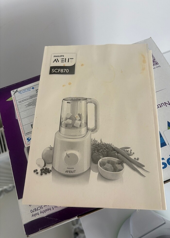 Philips Avent 2 in 1 mixer&buharlı pişirici - Görsel 3