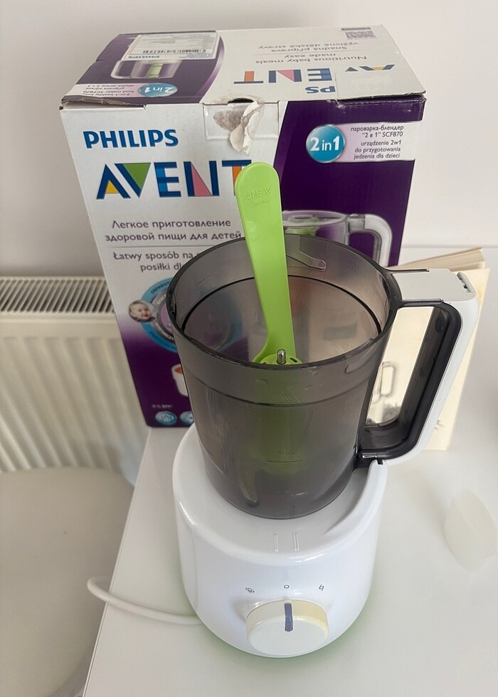Philips Avent 2 in 1 mixer&buharlı pişirici - Görsel 4