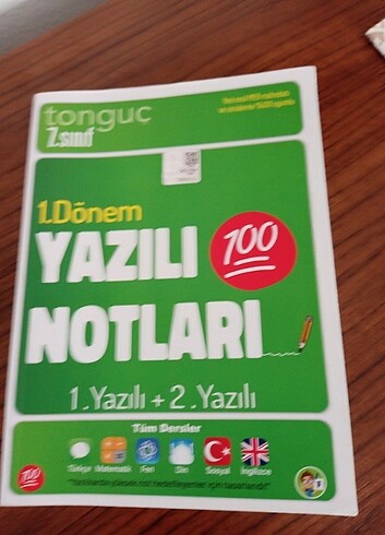  Tonguç yazılı çalışma kitabi