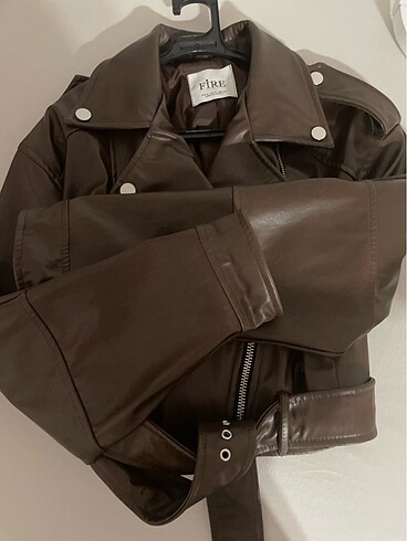 s Beden Oversize deri ceket