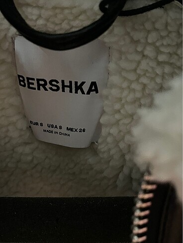 s Beden siyah Renk Bershka biker ceket