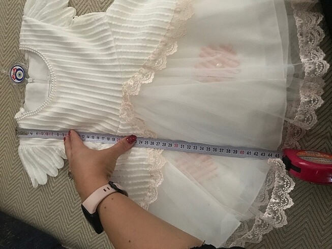 18-24 Ay Beden beyaz Renk Melek elbise