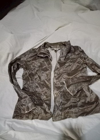 Düğmeli Kahverengi  Kadın Ceket - Görsel 2