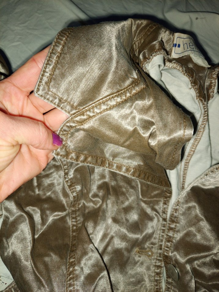 Düğmeli Kahverengi  Kadın Ceket - Görsel 4