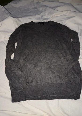 Gri Erkek kazak - Görsel 2