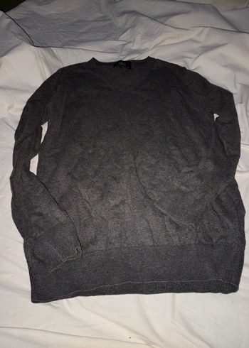 Gri Erkek kazak - Görsel 3