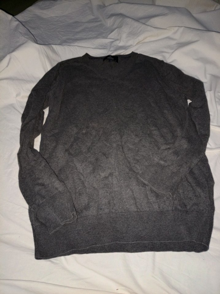 Gri Erkek kazak - Görsel 2