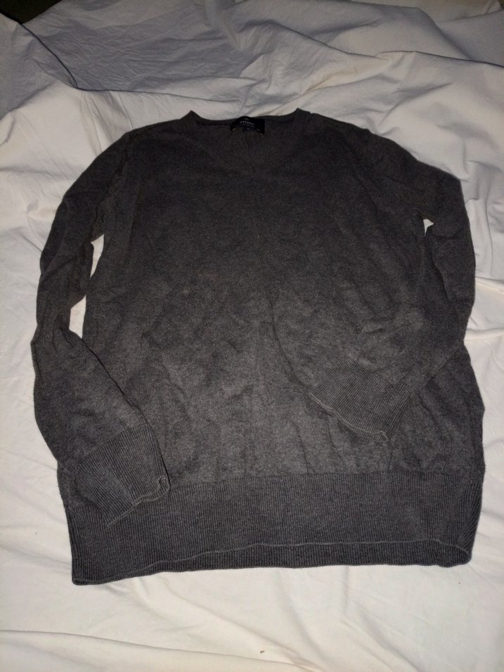 Gri Erkek kazak - Görsel 3