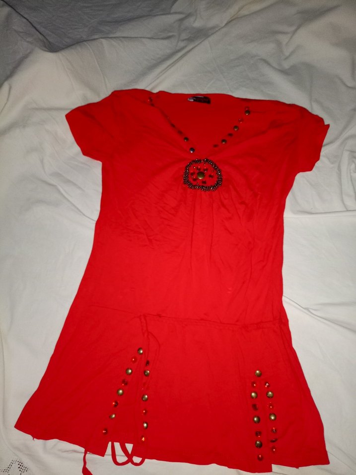 Boncuk İşlemeli t-shirt - Görsel 3