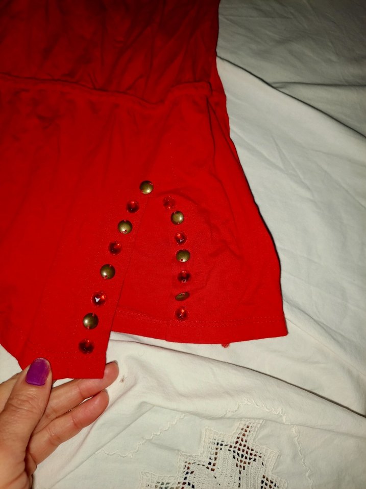 Boncuk İşlemeli t-shirt - Görsel 4