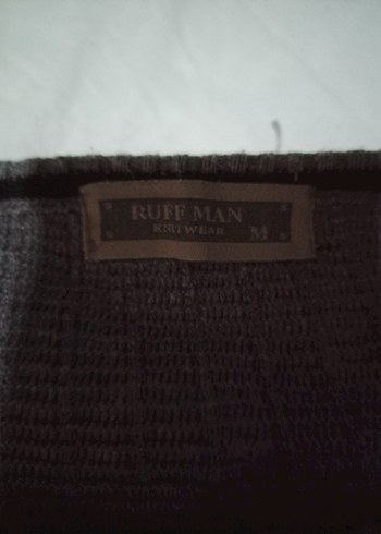 Gri Erkek Örme Yün Kazak - Görsel 4