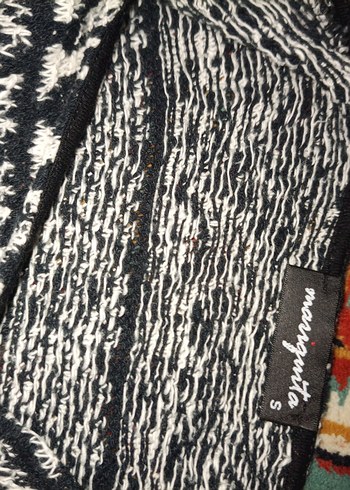 Uzun Örgü Kadın Hırka - Görsel 3