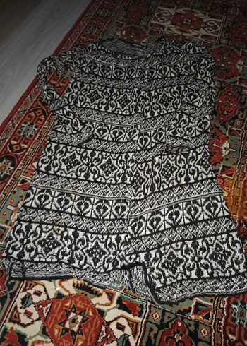 Uzun Örgü Kadın Hırka - Görsel 2